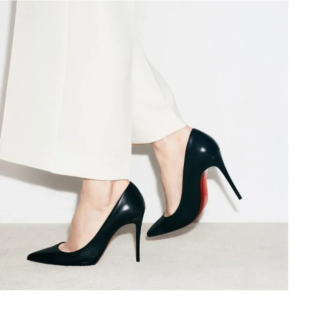 AUTHENTIC Black 100mm Decolette 554, Christian Louboutin, 36.5 (Not For Bundle) - Picture 15 of 15